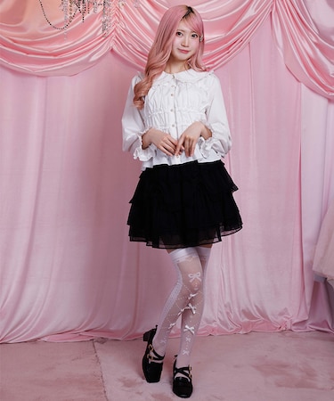 ドロスト×ティアードミニスカート