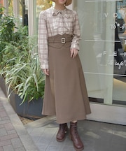 ハイウエストドッキングワンピース