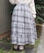 チェックティアードスカート