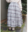 チェックティアードスカート