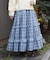 チェックティアードスカート