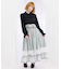 バックリボンハイウエストスカート