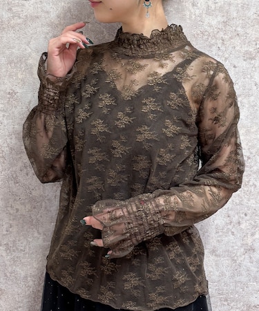 フラワーレースシアーインナー