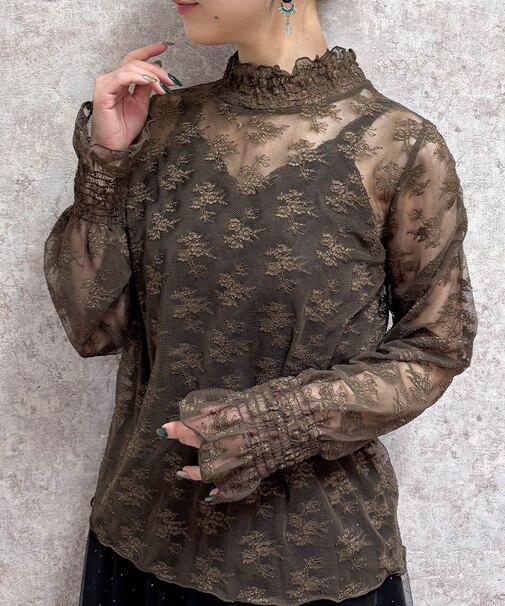 フラワーレースシアーインナー