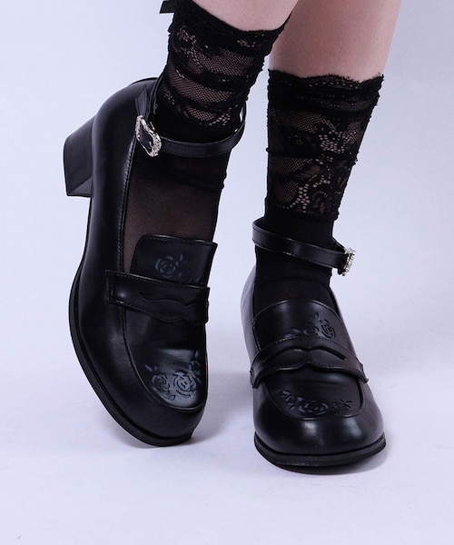 ローズカットワークローファー｜アクシーズファムの通販｜&mall