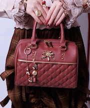 リボン刺繍キルトボストン