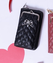 リボン刺繍キルトショルダー