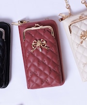 リボン刺繍キルトショルダー