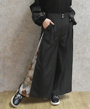 サイドＰＴ切替フレアパンツ