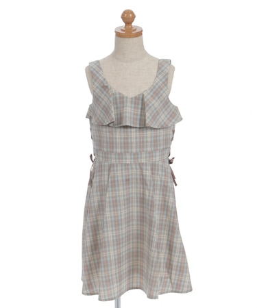 サイドリボンジャンパースカート