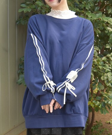 袖ラインカットチュニック