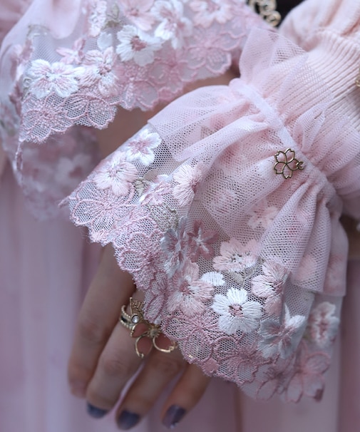 桜レースアームバンド