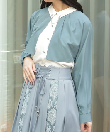 チェーン付オーバーブラウス