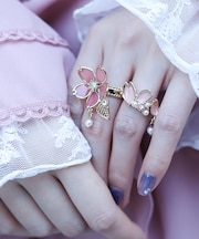 桜モチーフリングＳＥＴ