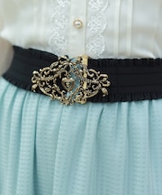 ハートチャームフリルベルト