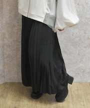 異素材切替パンツ