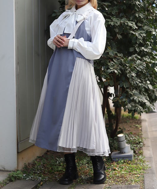 サイドプリーツジャンパースカート