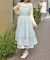 フリル×コットンレースワンピース