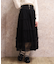 ベルト付チュールスカート