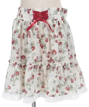 いちご柄スカート