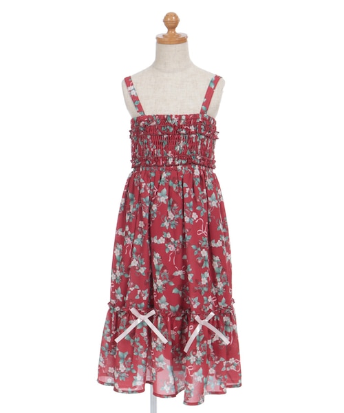 いちご柄ワンピース｜アクシーズファムの通販｜&mall（アンドモール