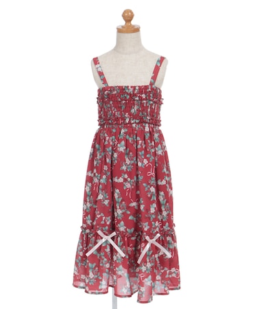 いちご柄ワンピース