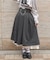 チェーン付ダブルボタンスカート