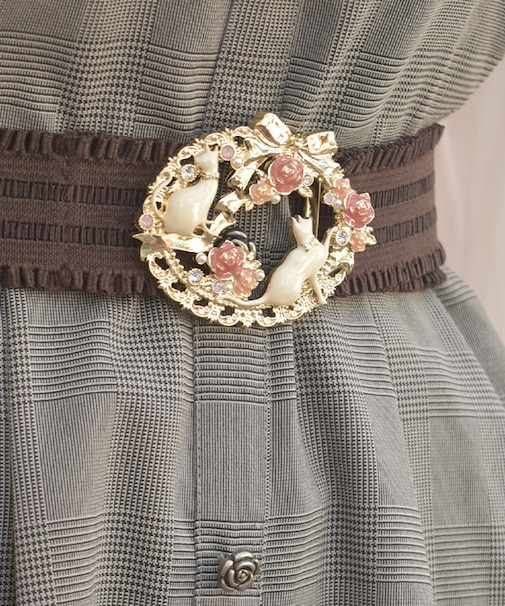 ローズ×リボンねこベルト