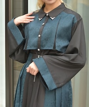 【セットアップ対応】ジャガードブラウス