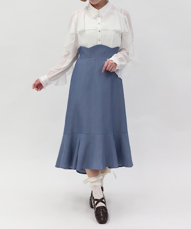 ハイウエストドッキングワンピース