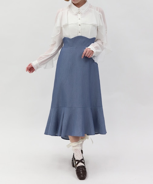 ハイウエストドッキングワンピース