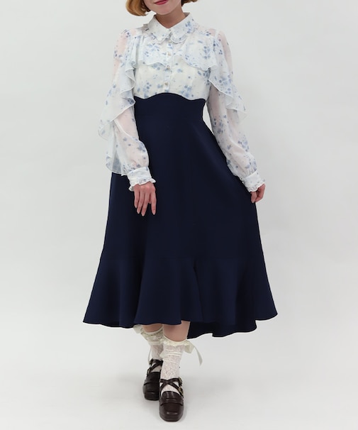 ハイウエストドッキングワンピース