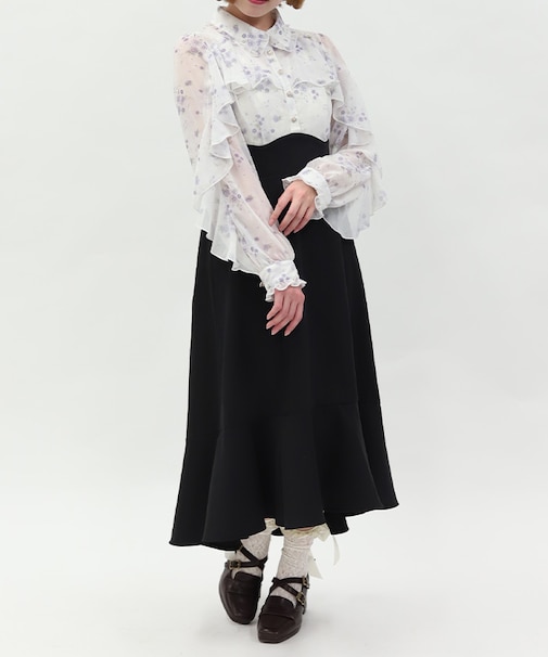 ハイウエストドッキングワンピース