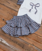 チェックフリルスカパン