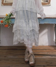 レースフリルスカート