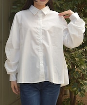 袖ボリュームシャツ