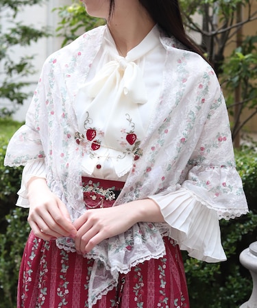 苺柄マルチＷＡＹストール