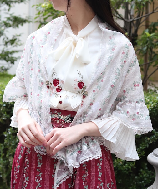 苺柄マルチＷＡＹストール