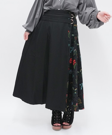 プリント切替スカート