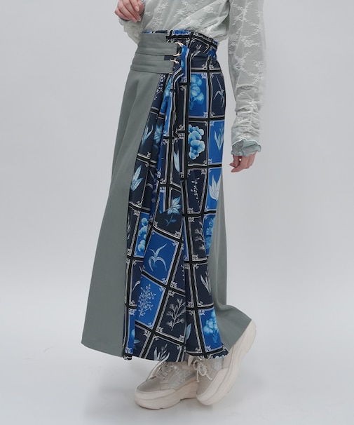 プリント切替スカート