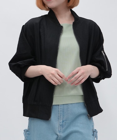 バルーンスリーブブルゾン
