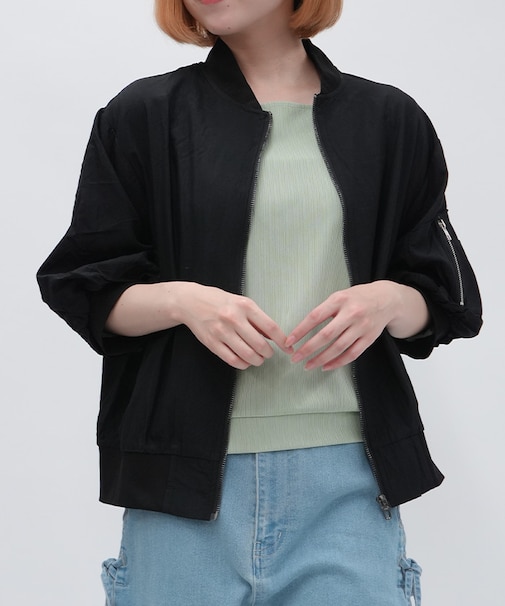 バルーンスリーブブルゾン