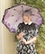 紫陽花柄晴雨兼用パゴダ傘