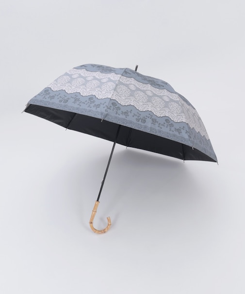 レース柄晴雨兼用ショート傘