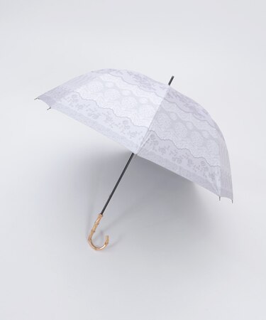 レース柄晴雨兼用ショート傘