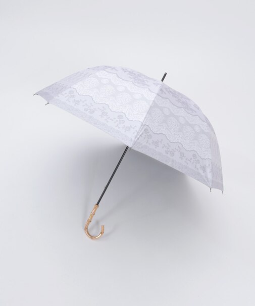 レース柄晴雨兼用ショート傘