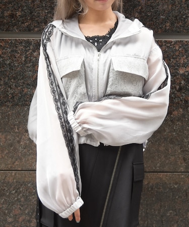 フード付シアブルゾン