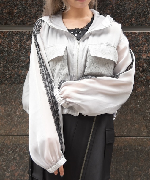 フード付シアブルゾン