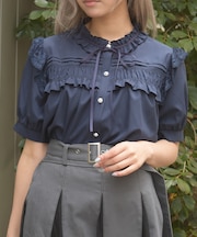 フロントギャザーブラウス