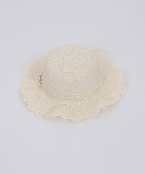 レース編み風ハット